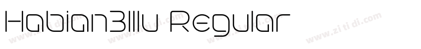 Habian2000u Regular字体转换 Habian2000u Regular字体转换